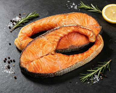 Wild-Caught Salmon Steaks