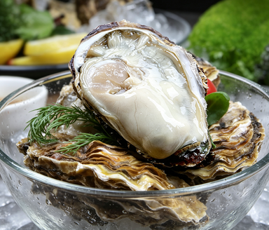 Fresh Oysters on Ice